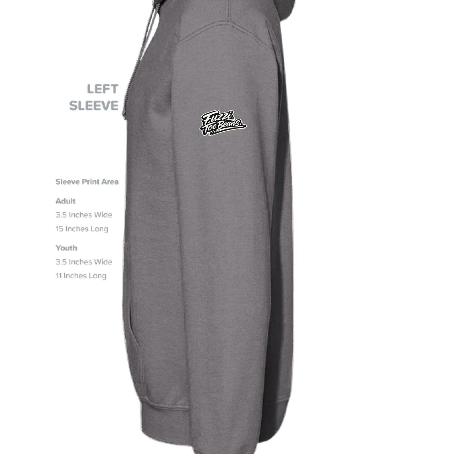 Charcoal Grey - SLEEVE_LEFT